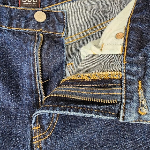 Urban Outfitters BDG Wide Leg Jeans High Waist Dark Wash Size 29 Skater - Picture 10 of 14